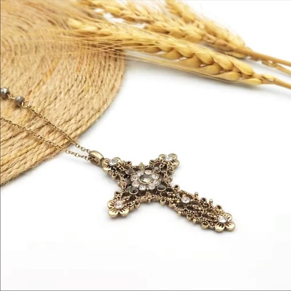 Artisan Cross Necklace - Picture 4 of 5